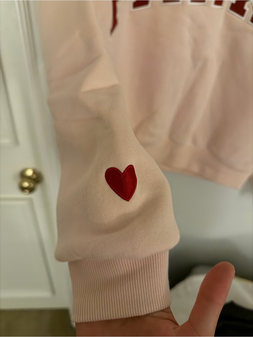 NEW PARKE Pink Fleece Mockneck Sweatshirt - Picture 5 of 9